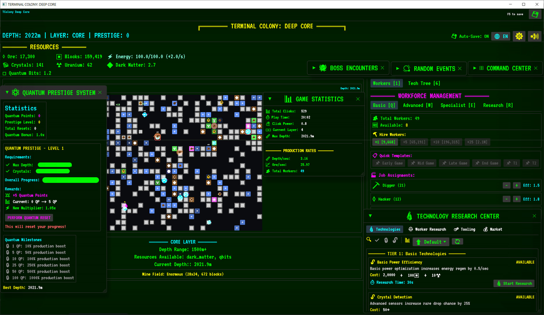 Terminal Colony Deep Core screenshot #2
