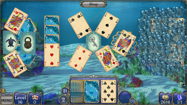 Jewel Match Atlantis Solitaire 5 - Collector's Edition game for windows Pc 1