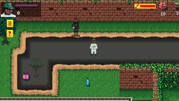 Screenshot of Clean The City gameplay showing in-action mechanics