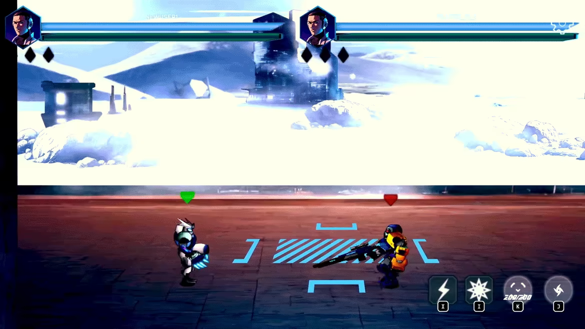 Simple Arena Robots video 1
