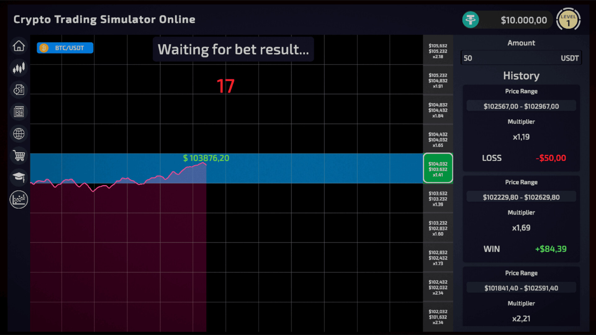 Crypto Trading Simulator – Screenshot 9