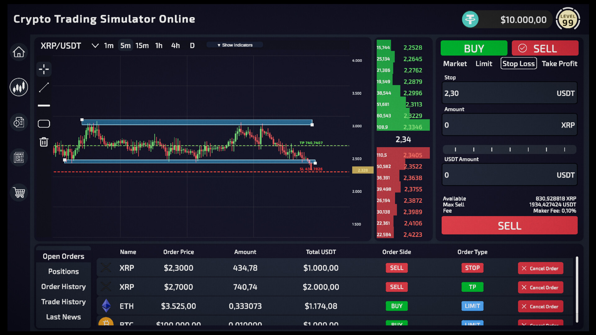 Crypto Trading Simulator screenshot #7