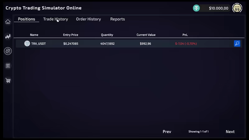 Crypto Trading Simulator video 5