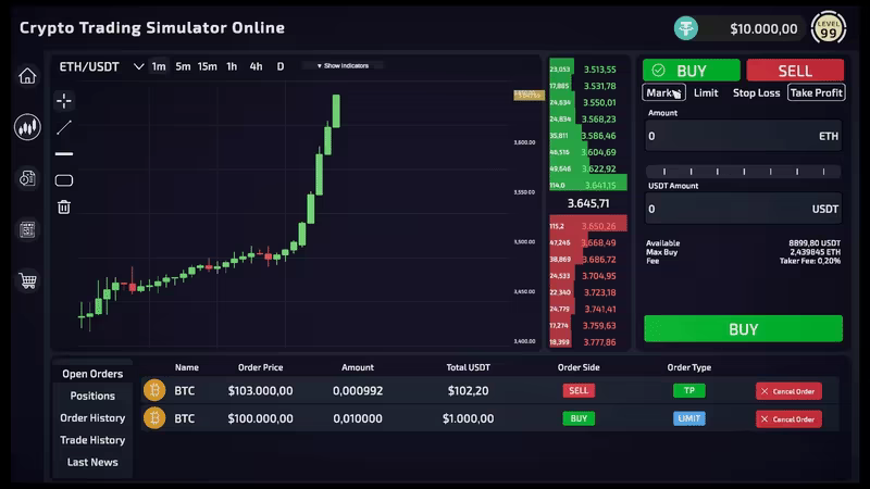 Crypto Trading Simulator video 4