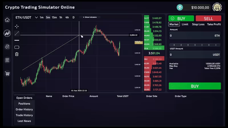 Crypto Trading Simulator video 2