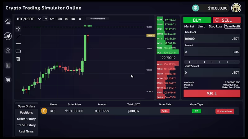 Crypto Trading Simulator video 1