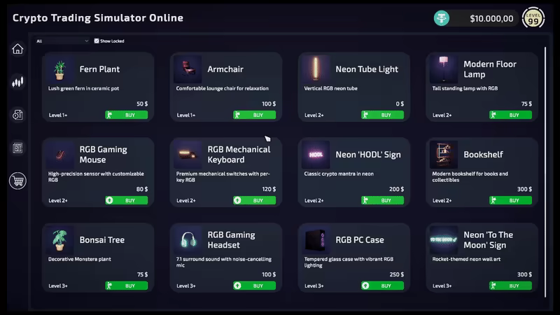 Crypto Trading Simulator video 3