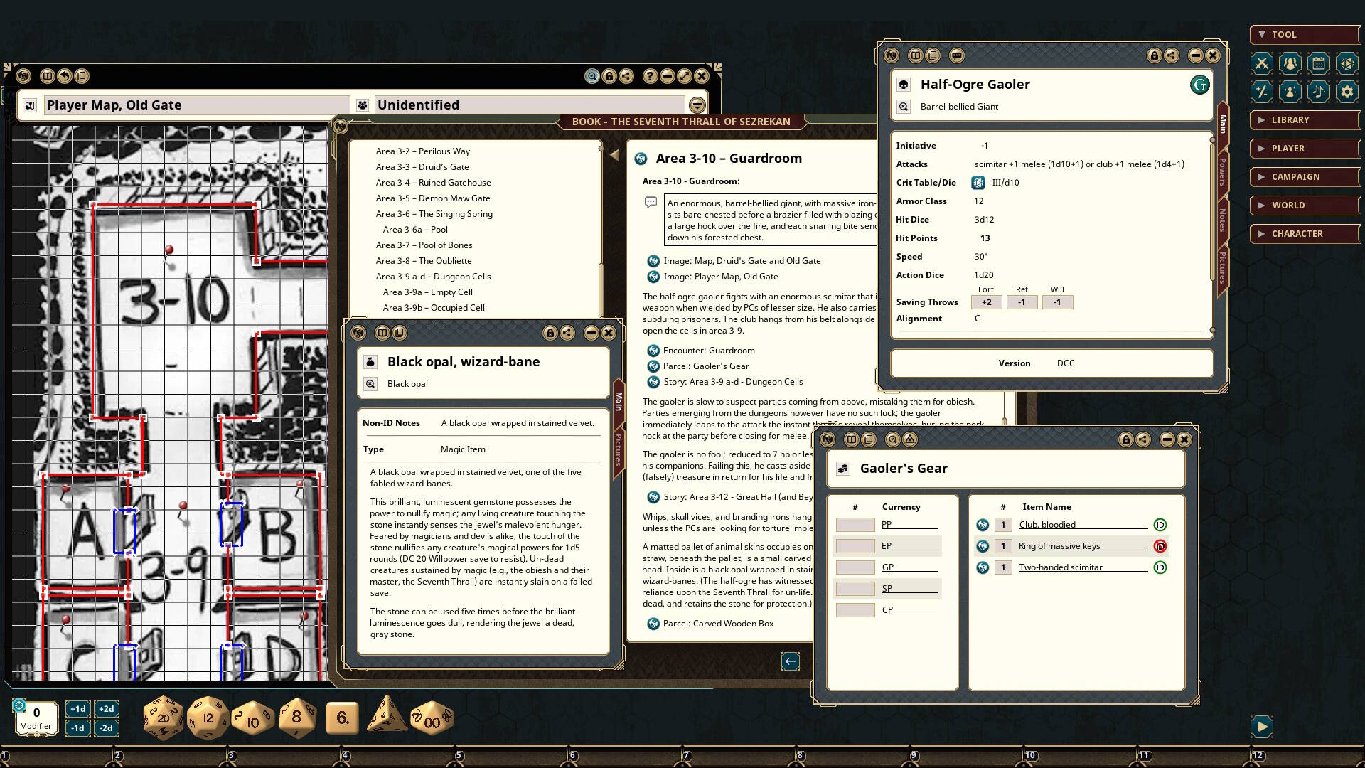 Fantasy Grounds - Dungeon Crawl Classics #108: The Seventh Thrall of Sezrekan
