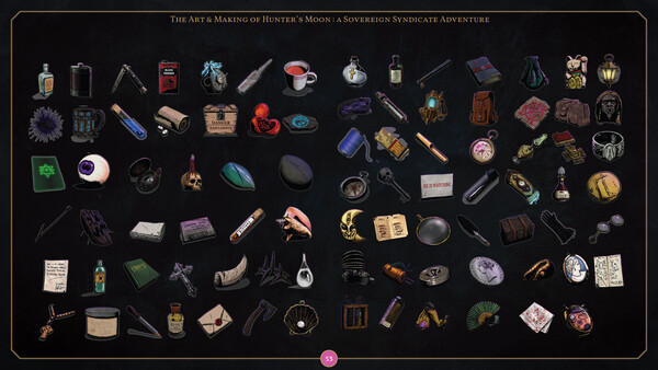 Hunter's Moon: A Sovereign Syndicate Adventure - Digital Artbook