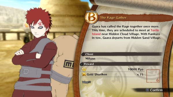 KHAiHOM.com - NARUTO SHIPPUDEN: Ultimate Ninja STORM 4 - Gaara's Tale Extra Scenario Pack