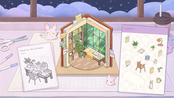 Screenshot of Book Nook gameplay showing in-action mechanics