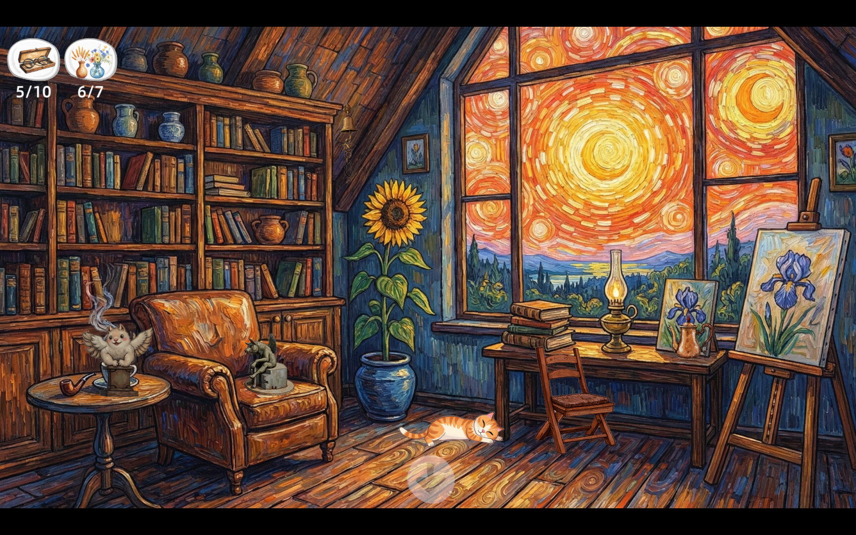 Meow Time Machine: VAN GOGH Plus screenshot #2