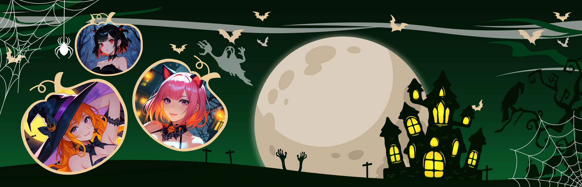 Lovely Anime Puzzle: Halloween