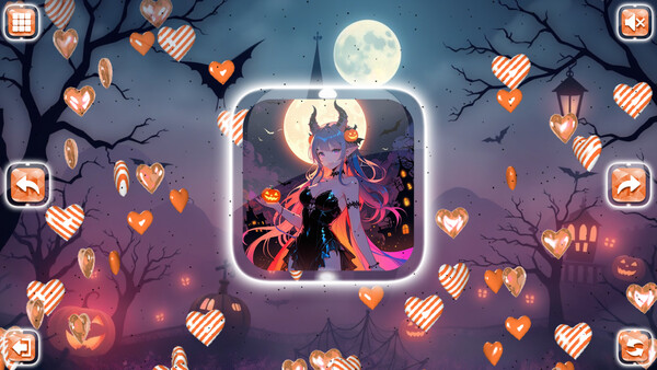 Lovely Anime Puzzle: Halloween — скриншот 8