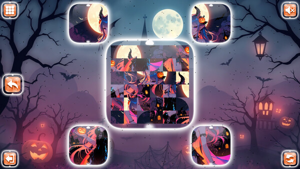 Lovely Anime Puzzle: Halloween — скриншот 7