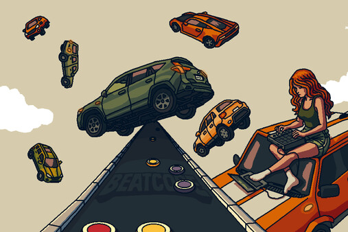 Screenshot of Beatcore zero gameplay showing in-action mechanics