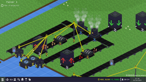 Screenshot of FACTO gameplay showing in-action mechanics