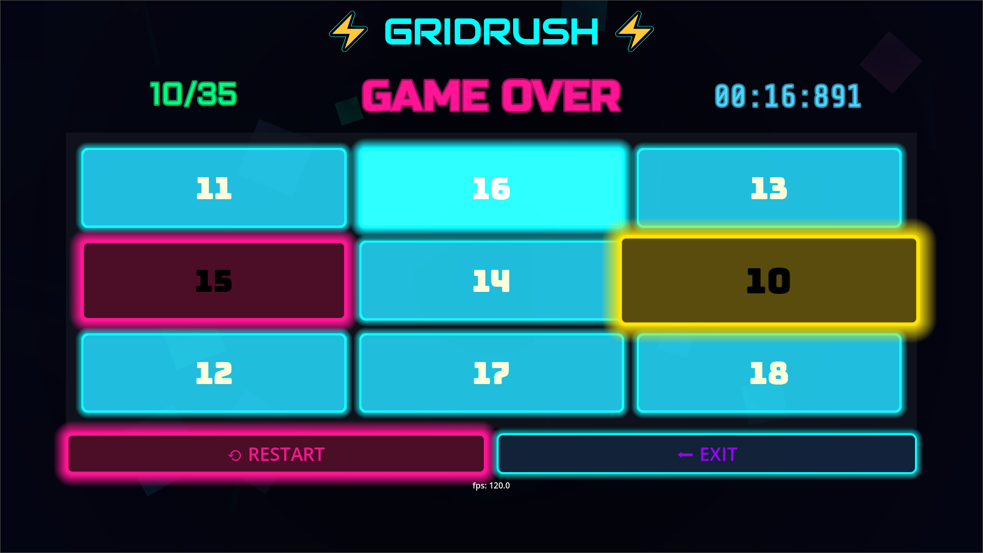 GRIDRUSH screenshot #2