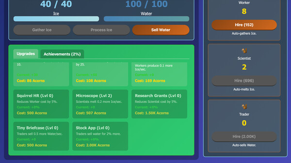 Squirrel Idle Tycoon game for windows Pc 1