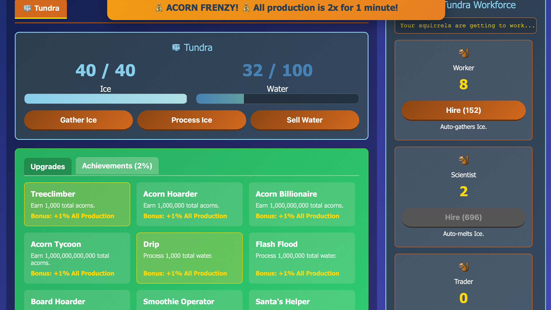 Squirrel Idle Tycoon screenshot #1
