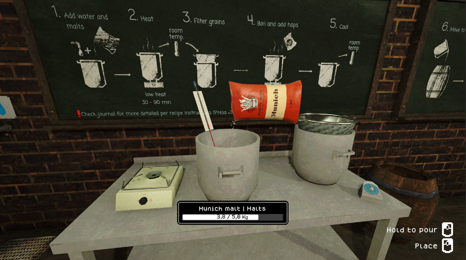 Drunken Hog: Dystopian Pub & Brewing Simulator screenshot 2