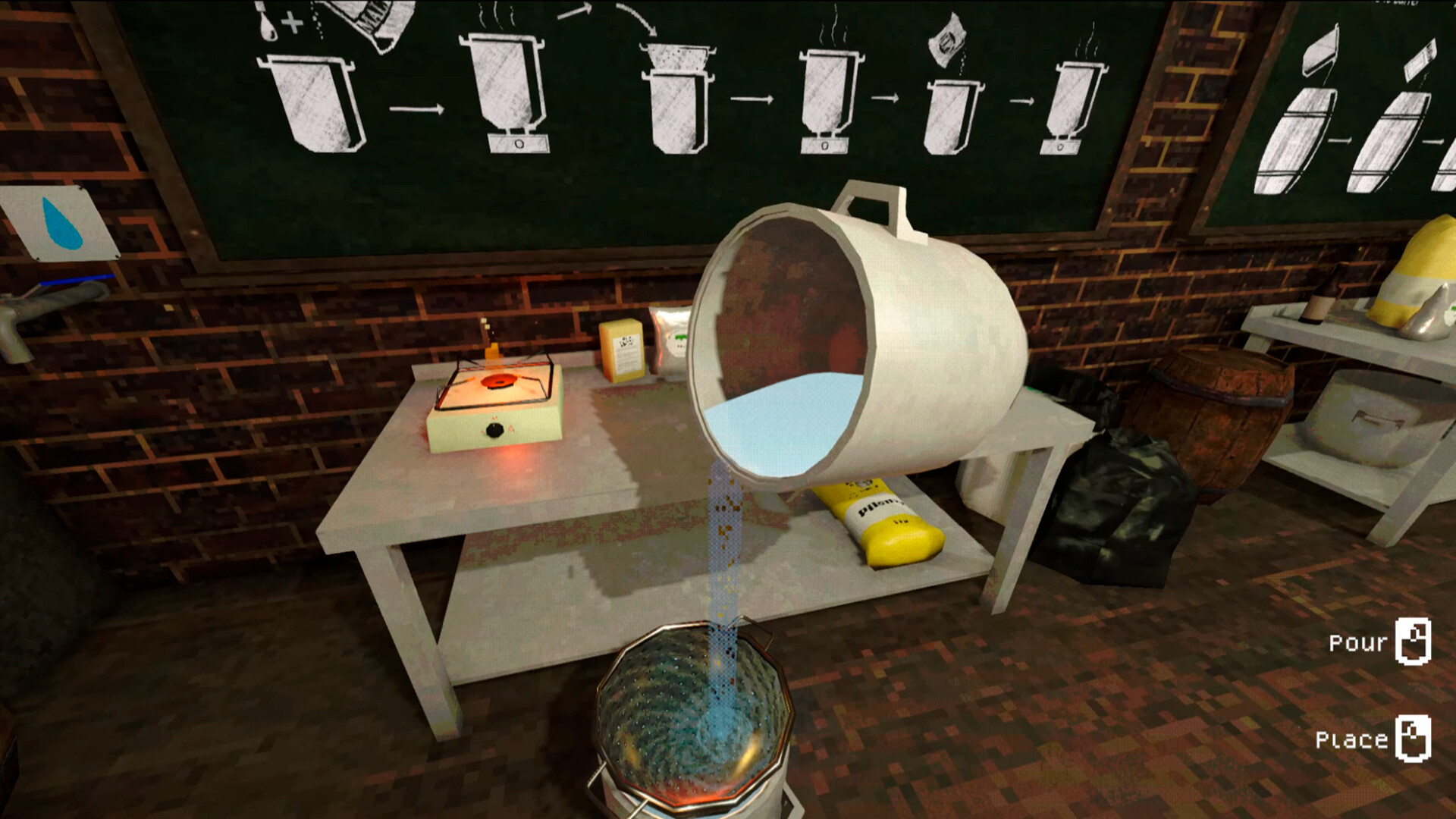 Drunken Hog: Dystopian Pub & Brewing Simulator screenshot #6