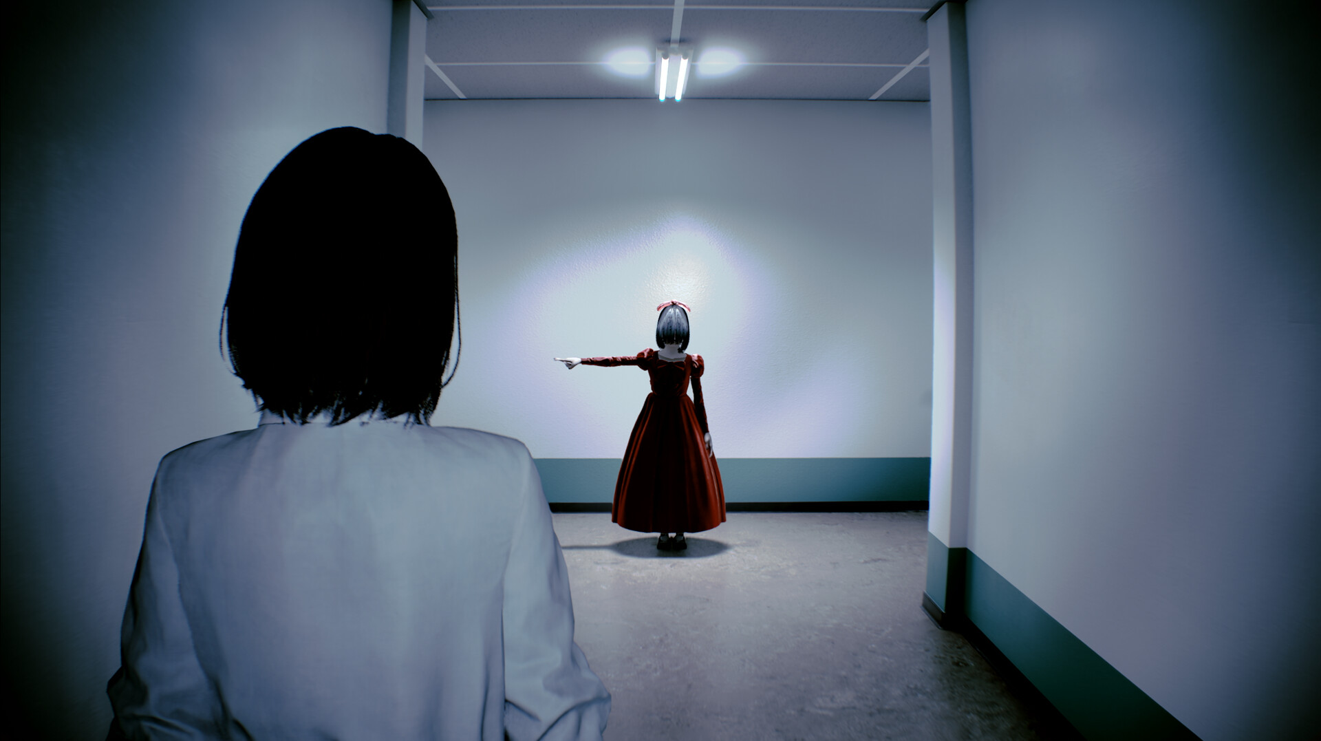 UN:Me atmospheric psychological horror scene