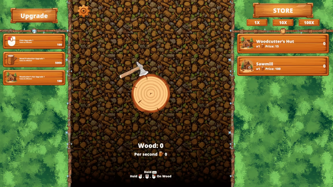 Wood Clicker video 1