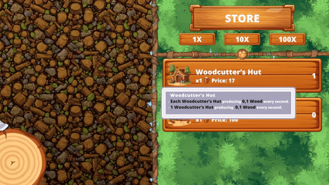 Wood Clicker video 2