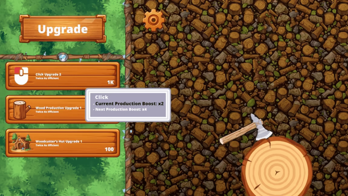 Wood Clicker video 3