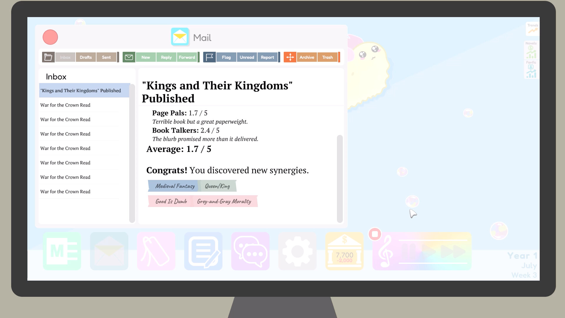 Author Sim screenshot #1