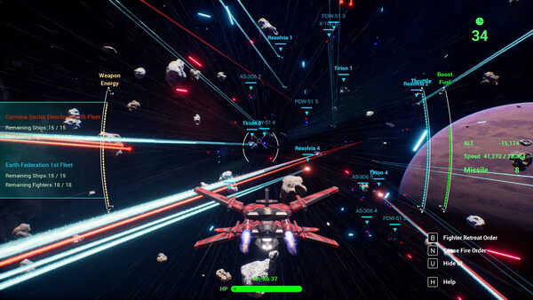 GALAXY WARS Ⅱ gameplay screenshot