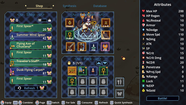 Little Witch Survivors DLC1:Oracle & Revolt