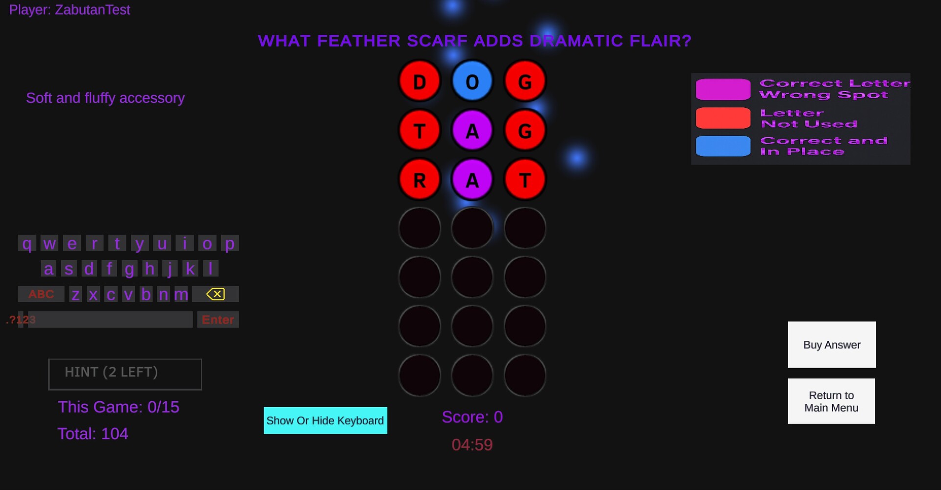 Word Charades screenshot #1