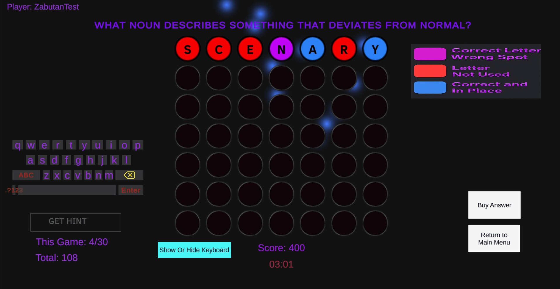 Word Charades screenshot #3