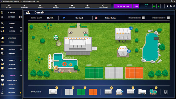 Screenshot of Absolute Tennis Manager 2