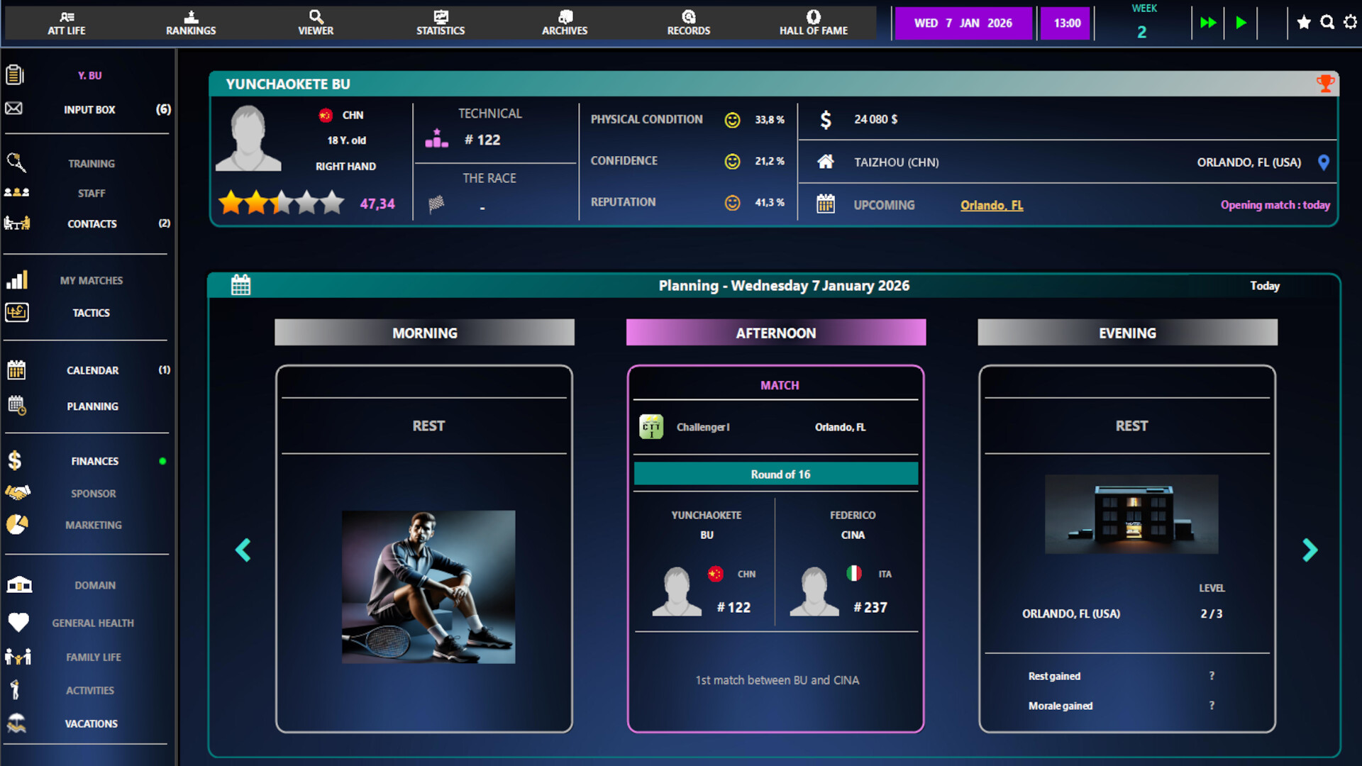 Absolute Tennis Manager 2 screenshot #1