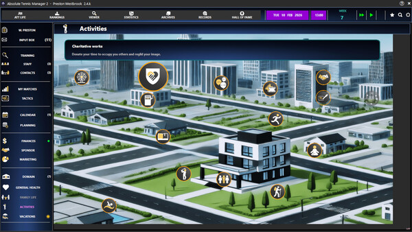 Screenshot of Absolute Tennis Manager 2