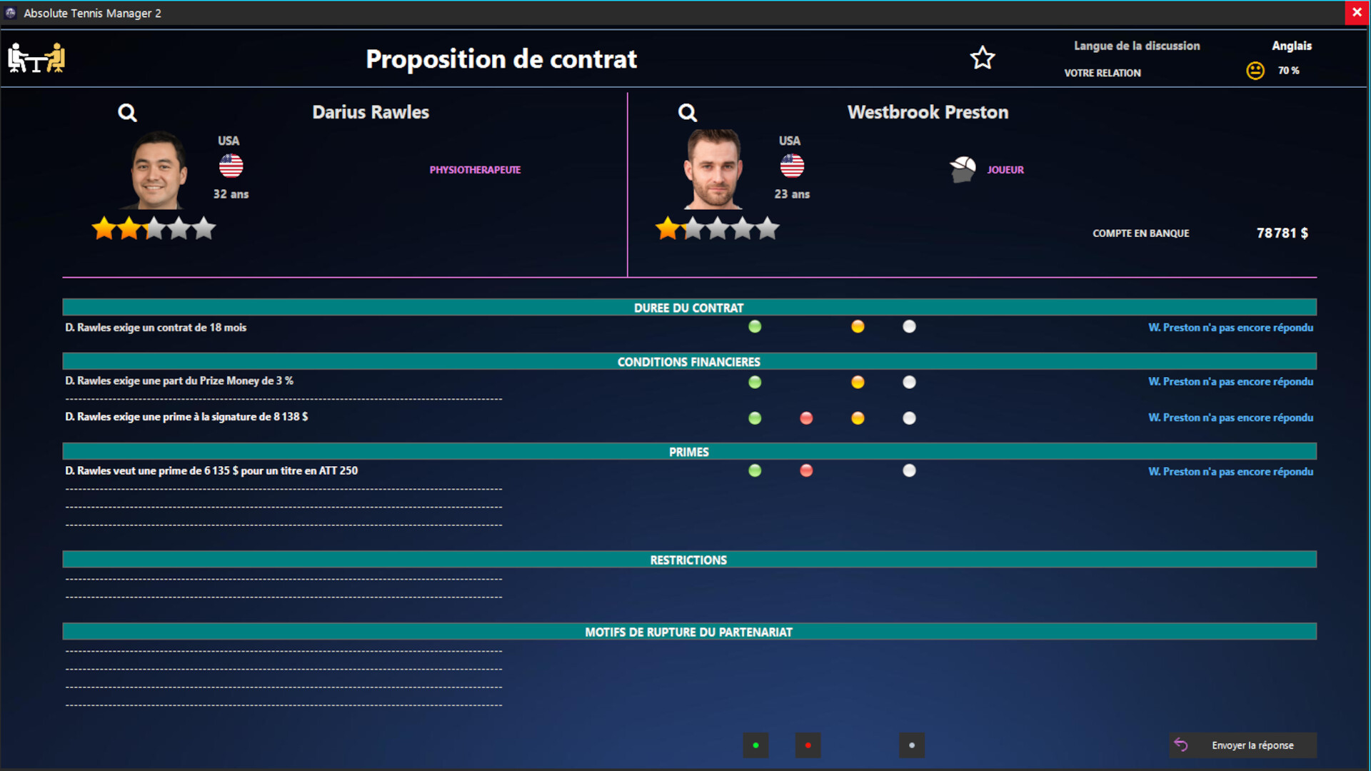 Absolute Tennis Manager 2 screenshot #7