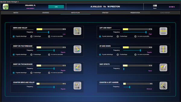 Screenshot of Absolute Tennis Manager 2
