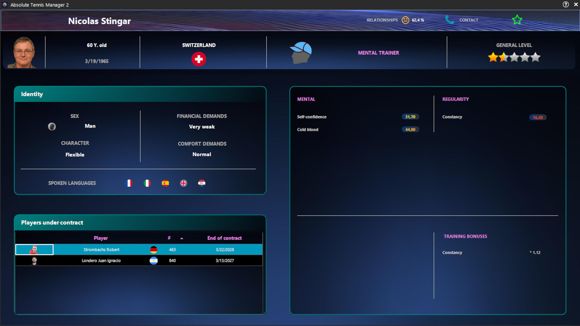 Absolute Tennis Manager 2 screenshot #6