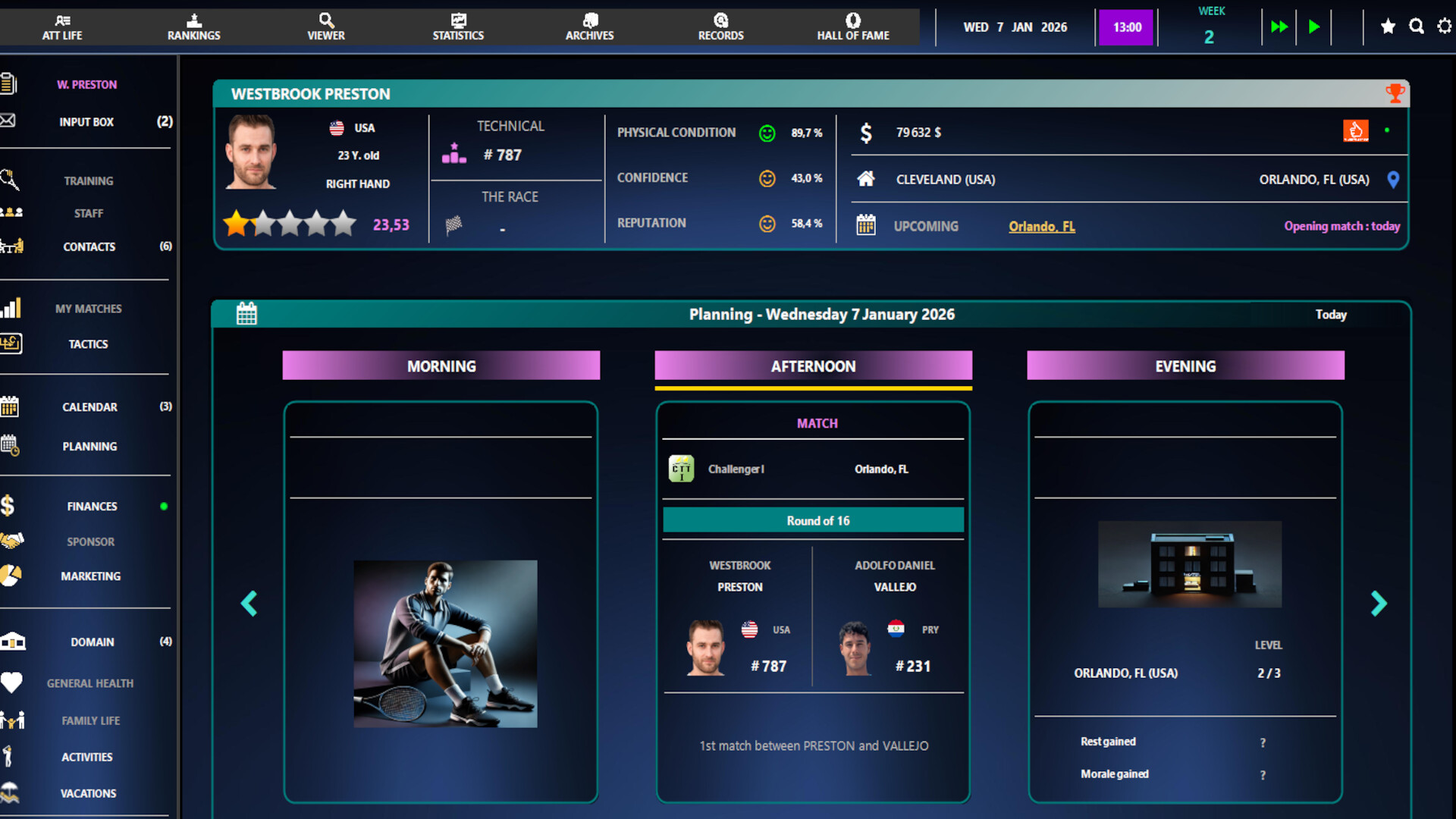 Absolute Tennis Manager 2 screenshot #1