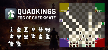 QuadKings: Fog of Checkmate header banner