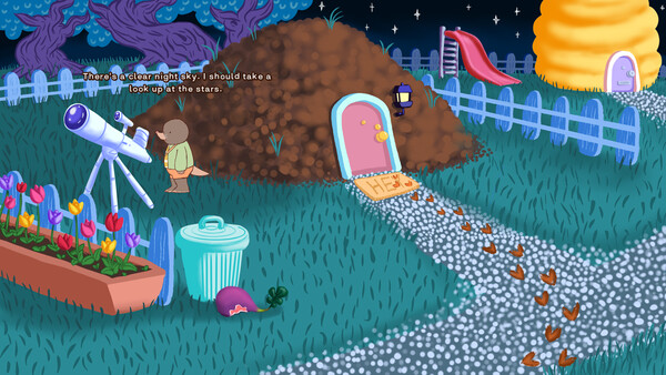Screenshot of Mole's Best Friend gameplay showing in-action mechanics