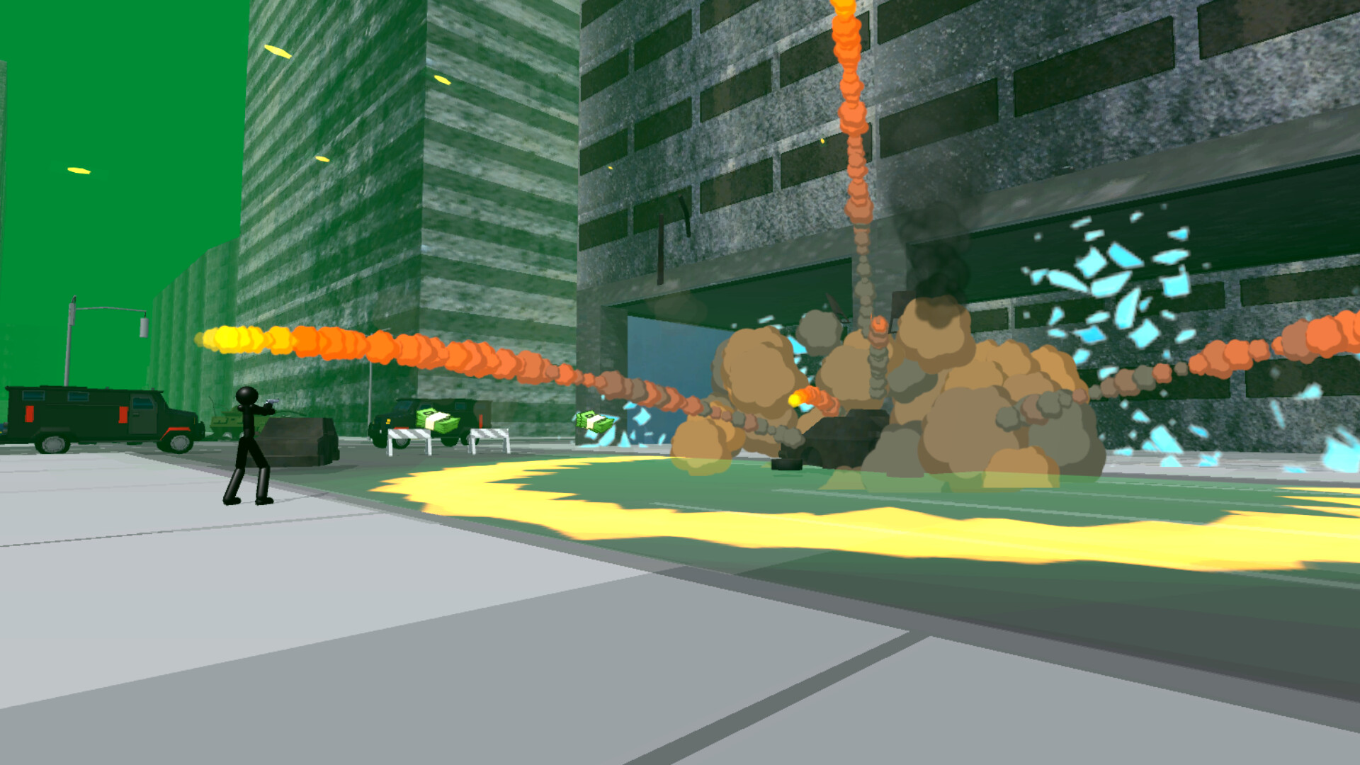 Stickman Zombie Shooting 3D screenshot #2