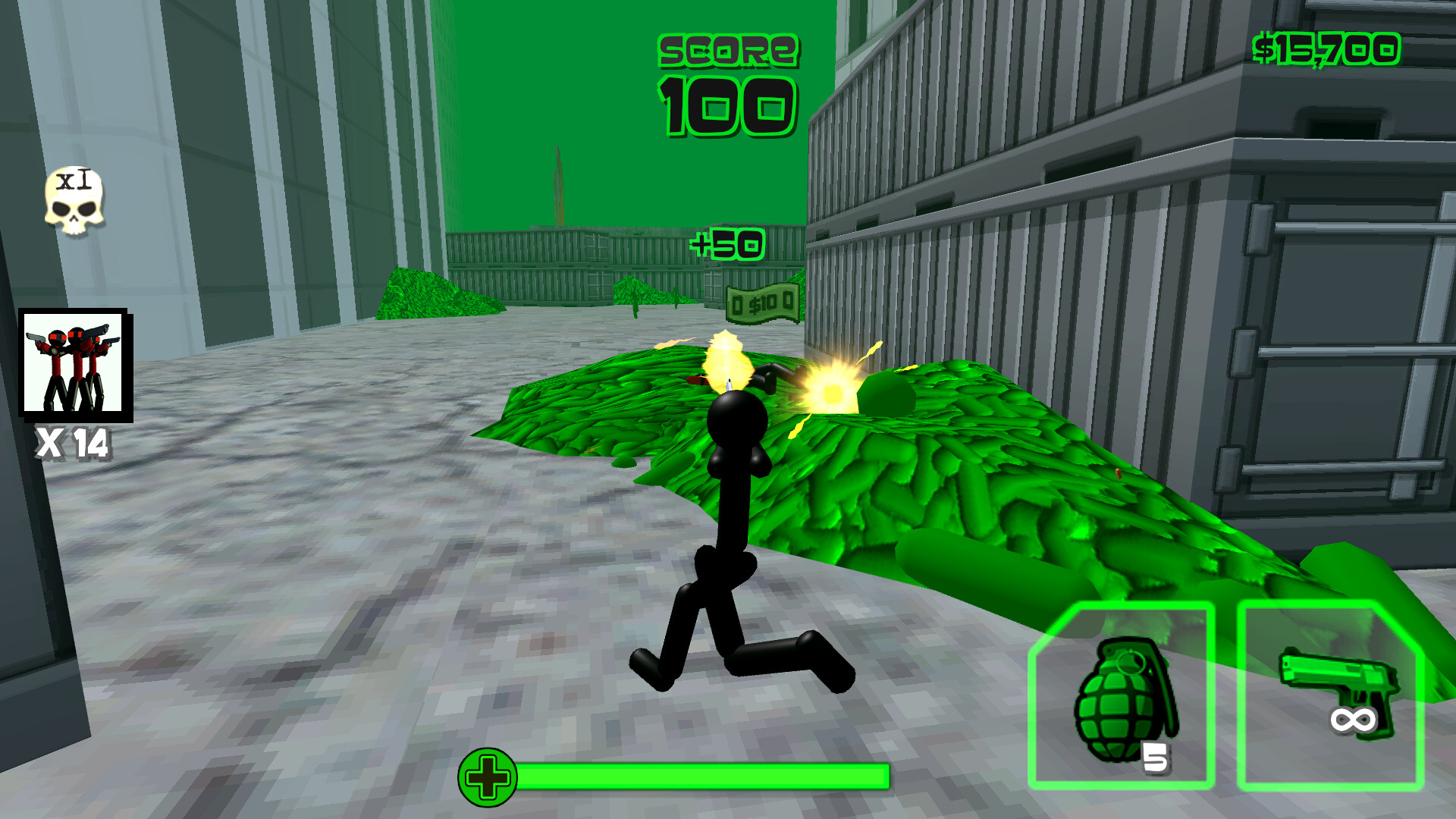 Stickman Zombie Shooting 3D screenshot screenshot 2