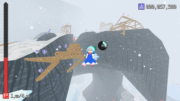 Cirno! Lifts a Boulder