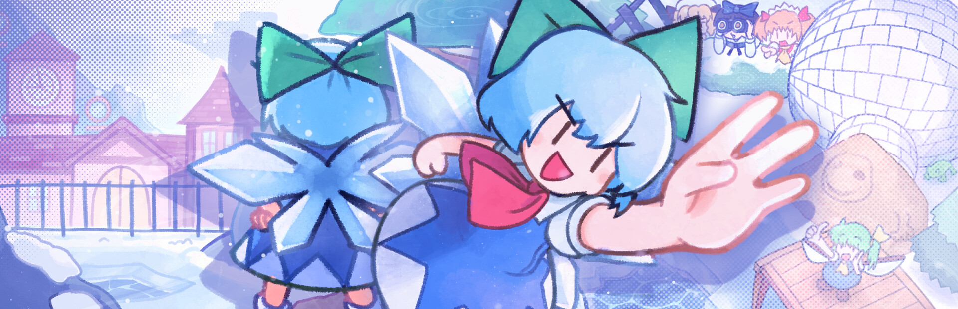Cirno! Lifts a Boulder