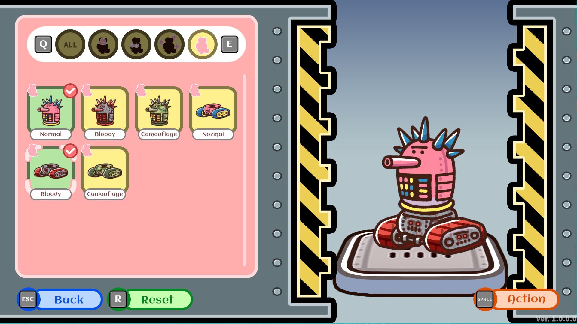 Pritto Prisoner DLC Skin [Tank Skin: Bloody] Featured Screenshot #1