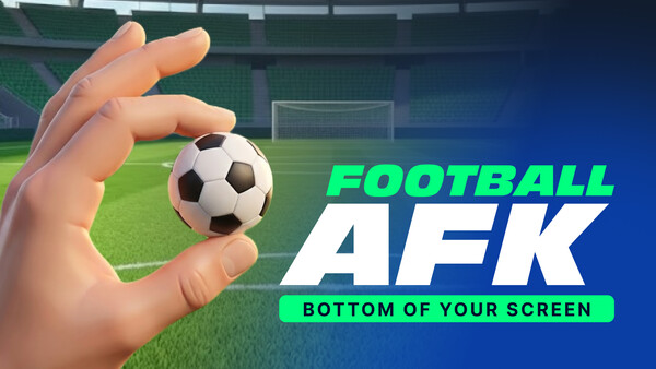 Screenshot of Football AFK gameplay showing in-action mechanics